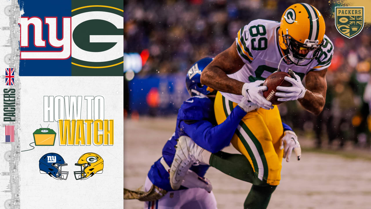 Packers vs. Giants | How to watch, stream & listen to London game | Week 5