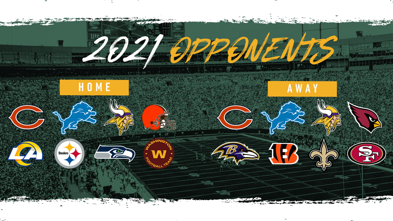 The Packers’ 2021 opponents take shape