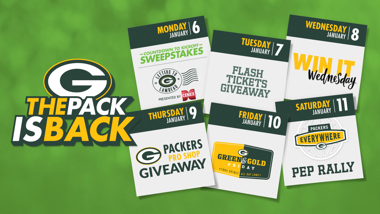 Packers announce ticket and prize giveaways ahead of divisional playoff