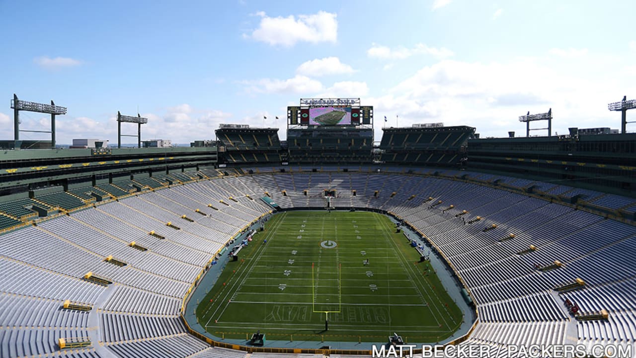 Preparations are underway at Lambeau Field for Saturday's historic