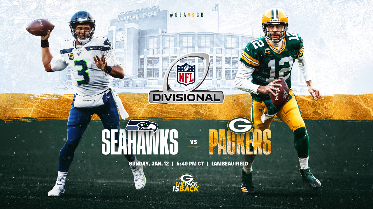 Packers to host Seahawks on Sunday, Jan. 12, at 5:40 p.m. CT