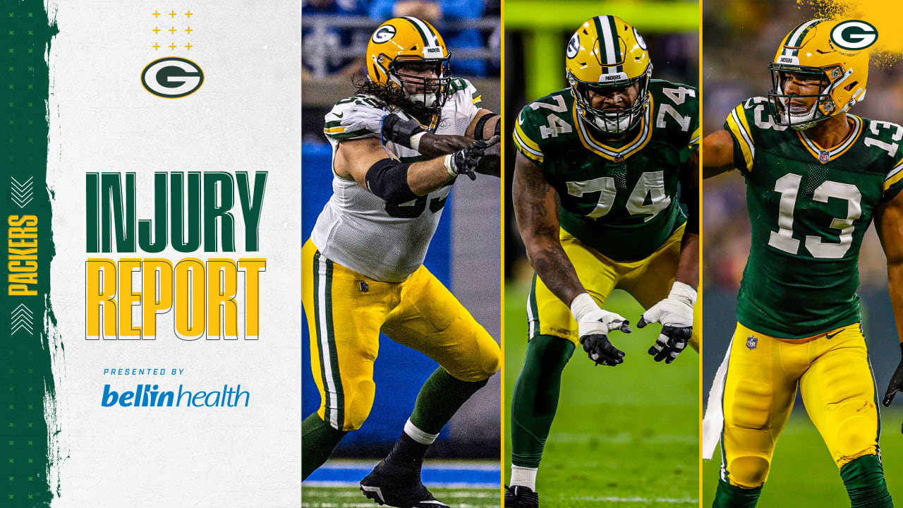 Green Bay Packers release Thursday injury report ahead of Week 2
