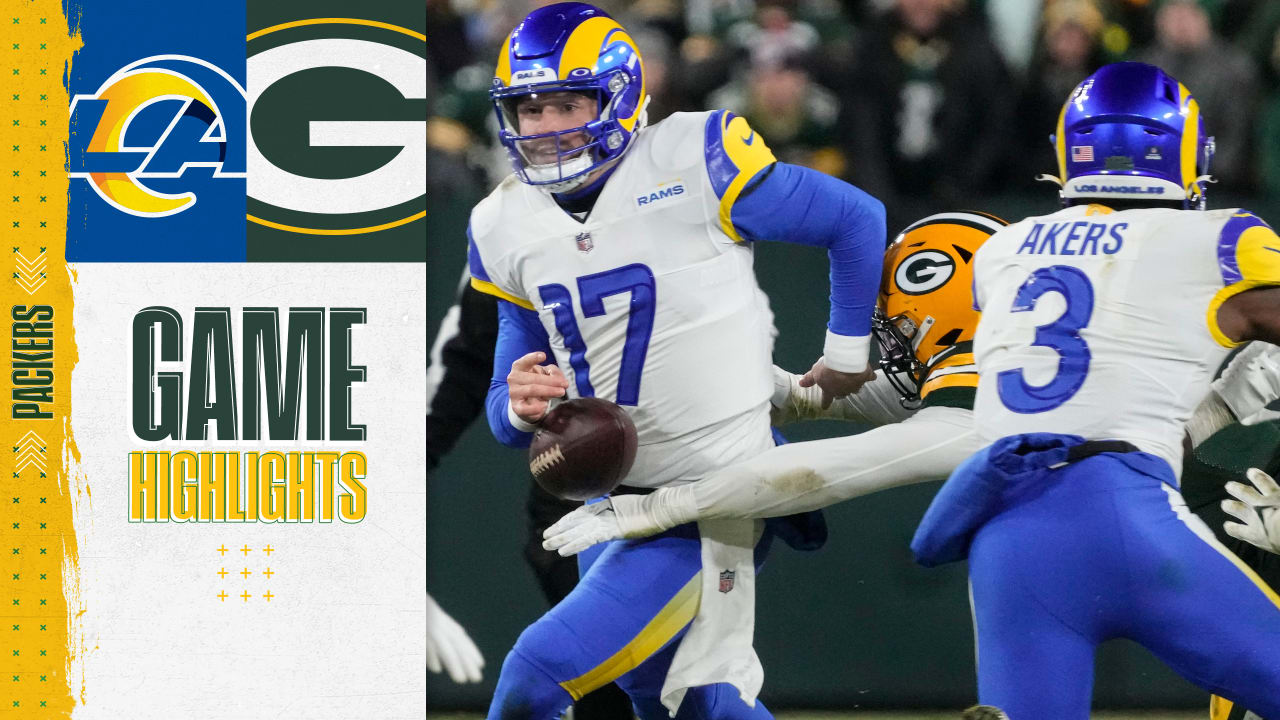 Packers get a win over Baker Mayfield and the Rams to keep faint