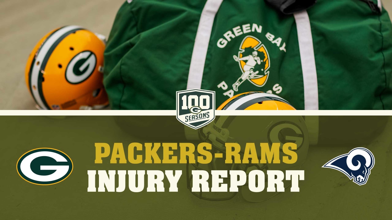 Packers-Rams Injury Report