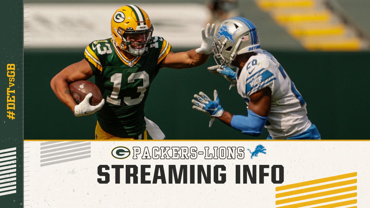 How to stream, watch Packers-Lions game on TV
