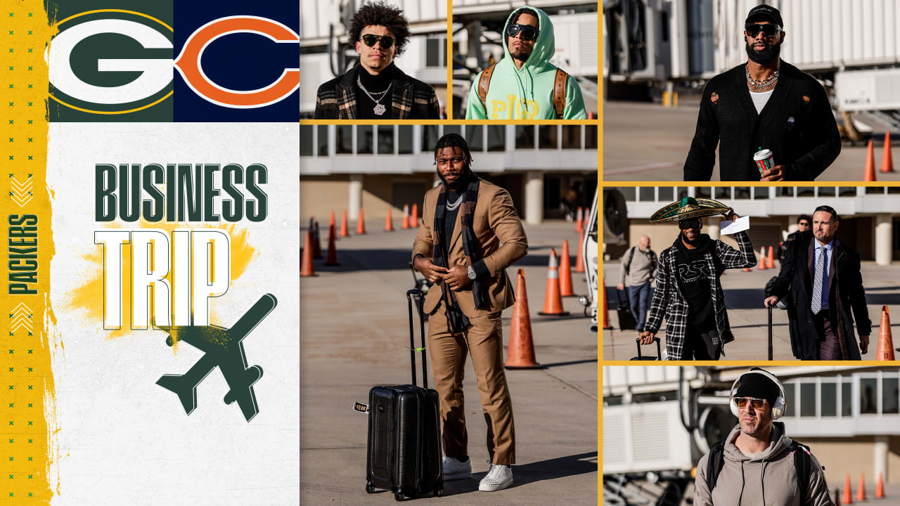 Travel Photos Packers fly to Chicago