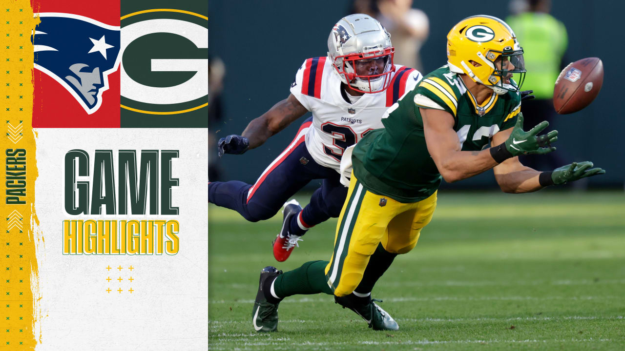 Allen Lazard makes diving catch, keeps chains moving Packers vs. Patriots