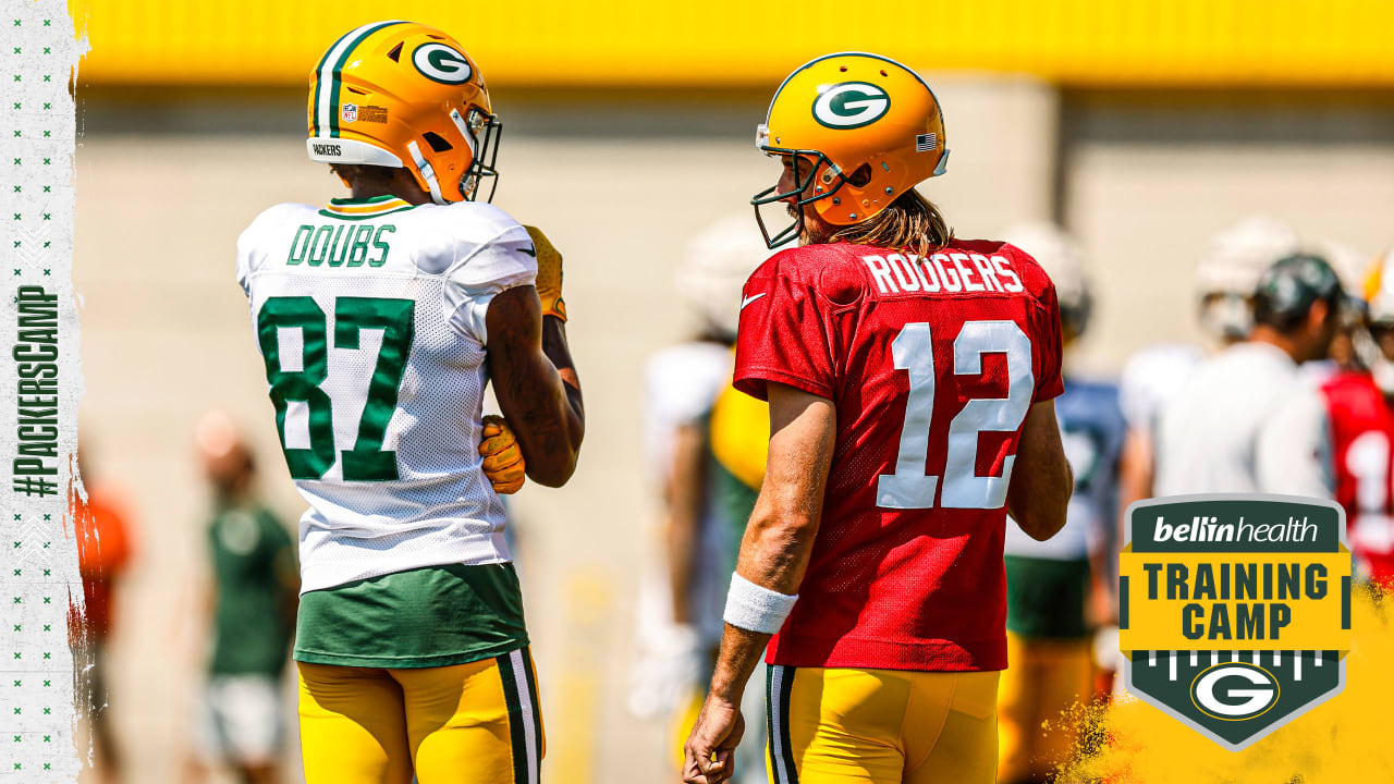 Green Bay Packers cornerback Rico Gafford (37) warms up before an