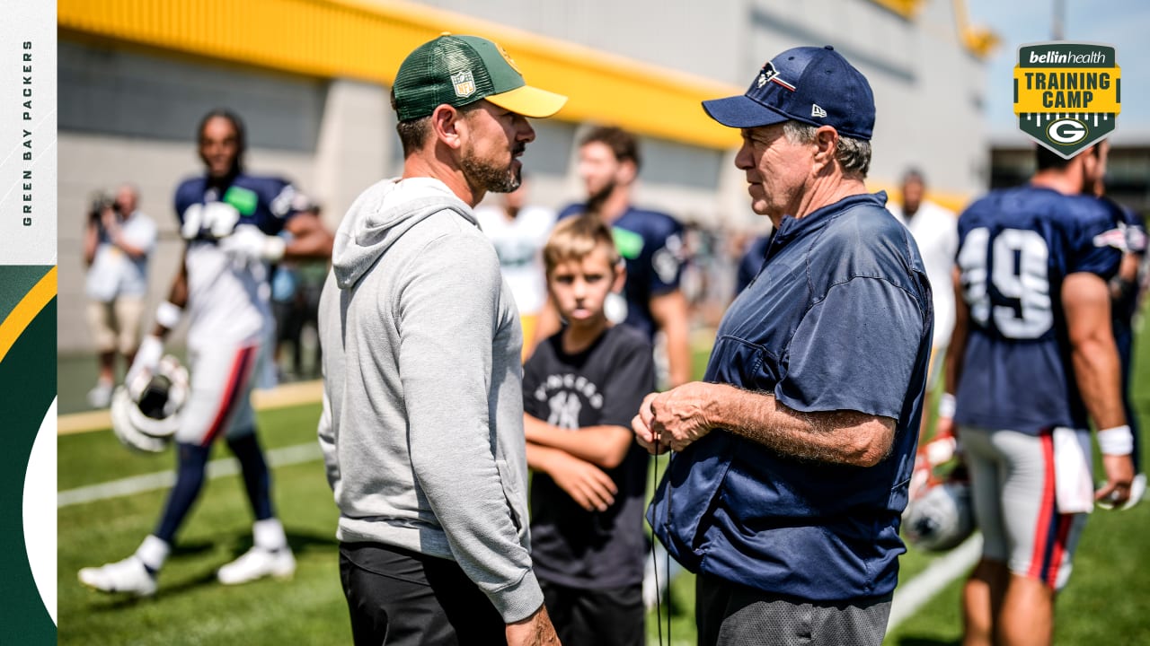 See photos from Green Bay Packers, New England Patriots joint practices