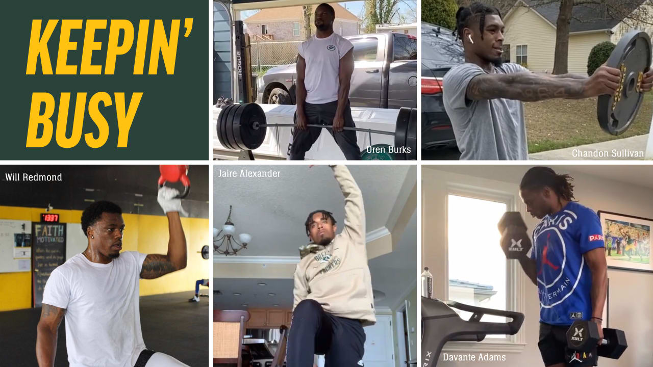 Davante Adams – Working Out At Home 
