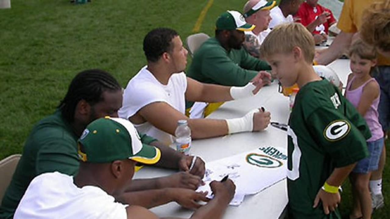 Players Signing Autographs