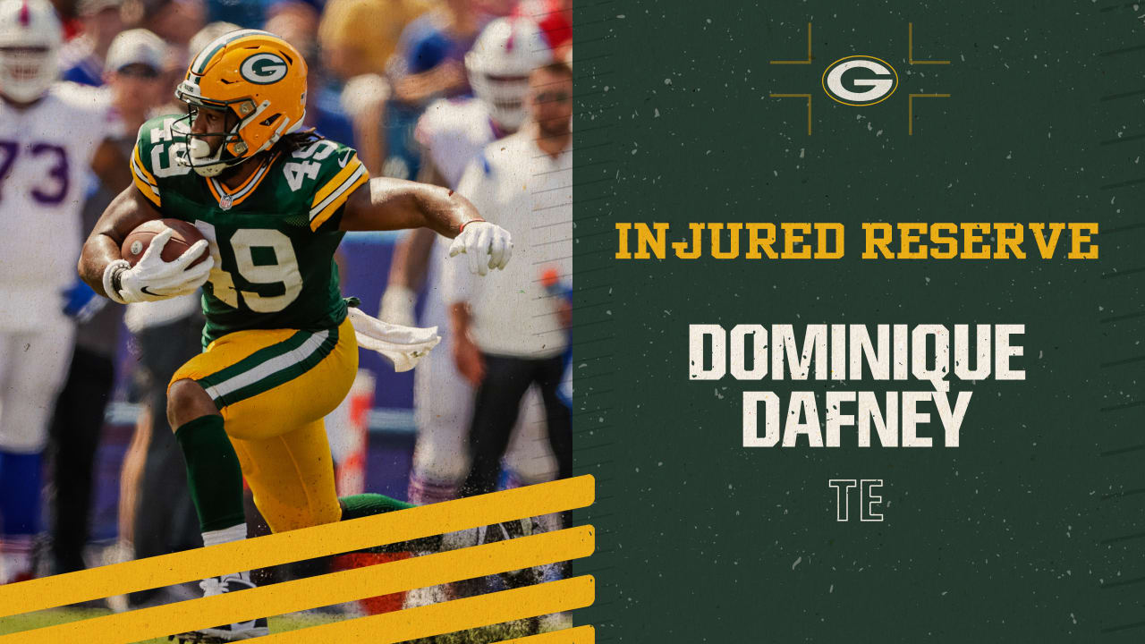 Packers place TE Dominique Dafney on injured reserve