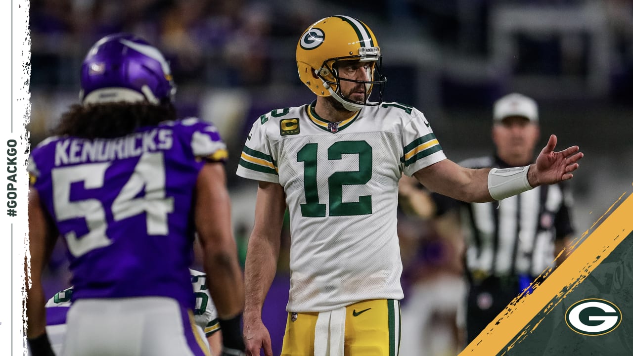 Packers Aaron Rodgers Preparing For New Faces On Vikings Defense