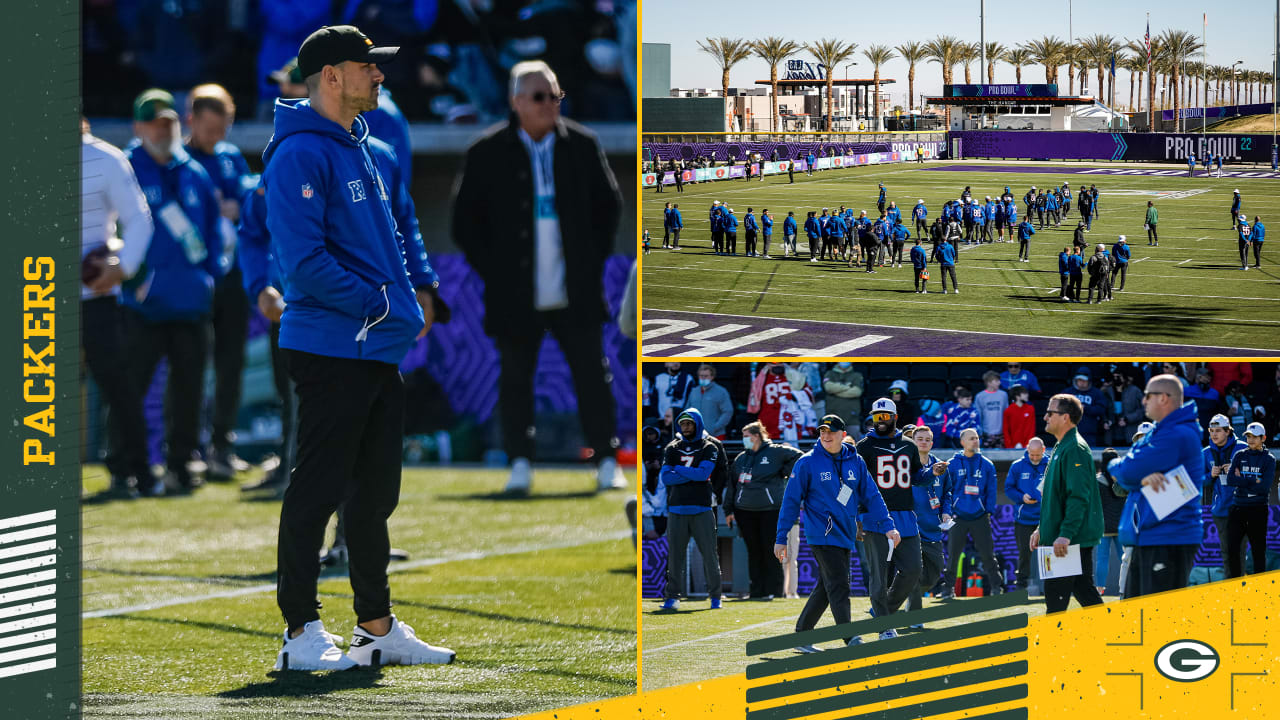 First look at Packers' coaches at Pro Bowl practice in Las Vegas