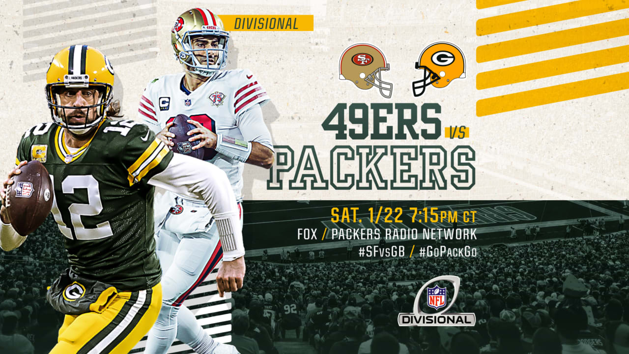 Packers to host 49ers Saturday night in NFC Divisional playoff game