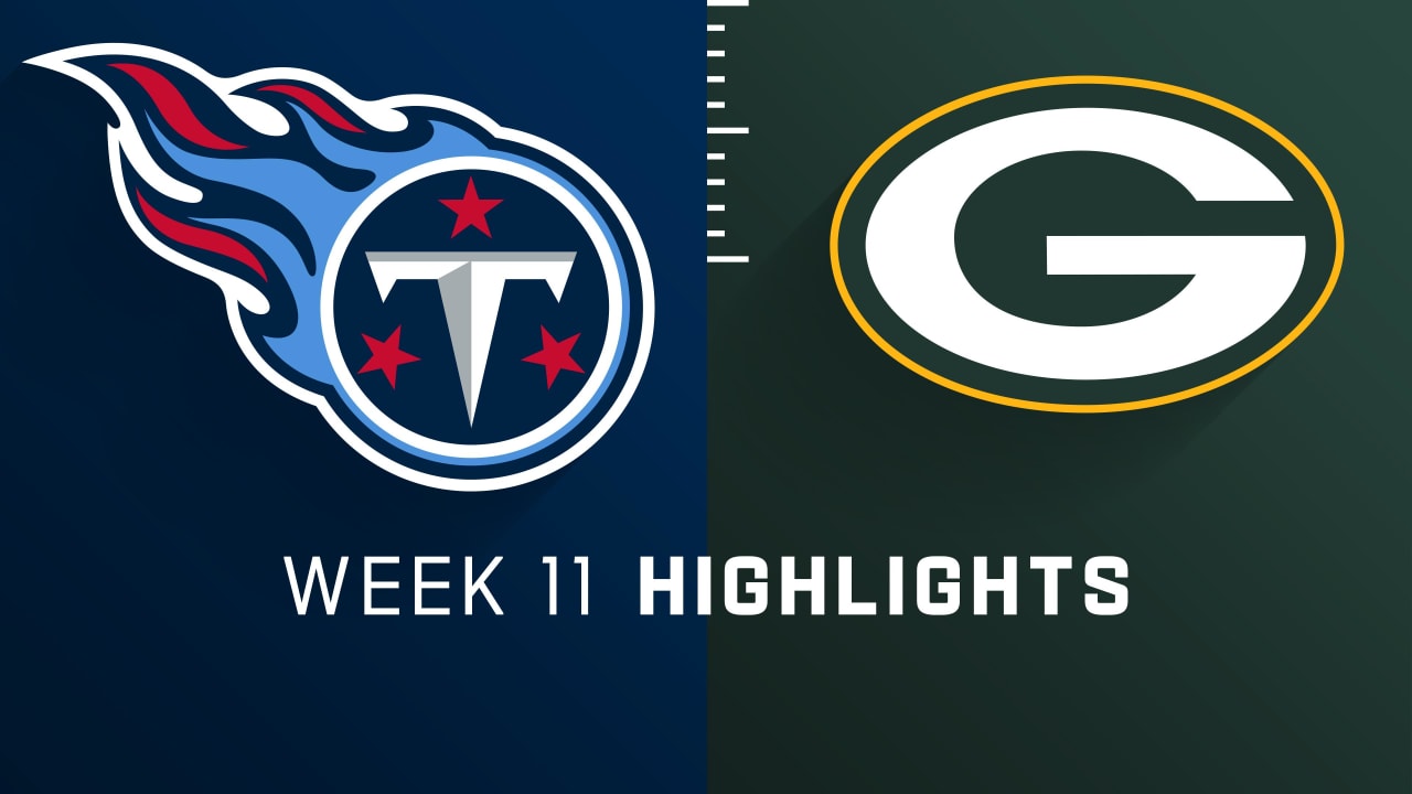 Titans vs. Packers, Week 11 results, recap, final score - Acme Packing  Company