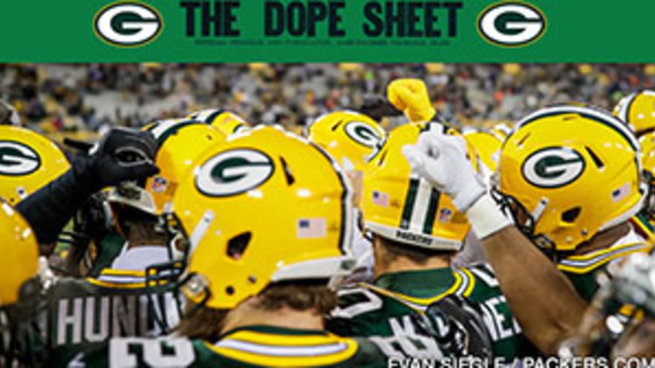 Packers' Season-ending Dope Sheet