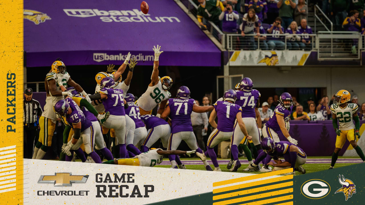 Packers fall to Vikings in Matt LaFleur's first NFC North road loss