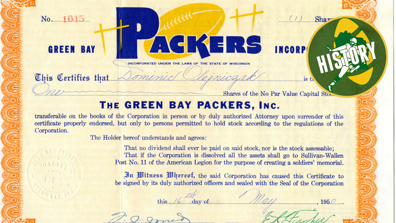 Sixth-ever Packers stock sale to start Nov. 16, 300,000 shares to be  offered