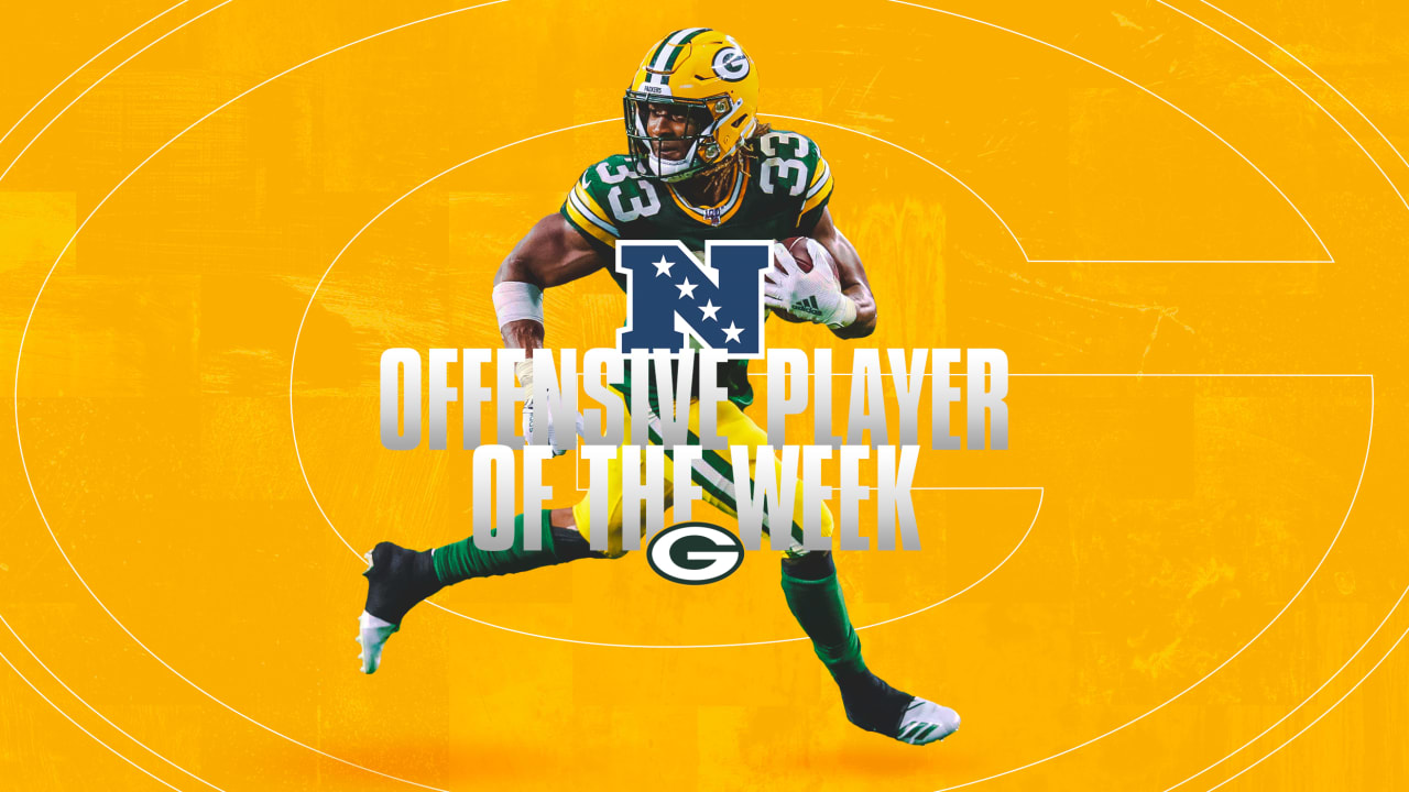 Aaron Jones named NFC Offensive Player of the Week