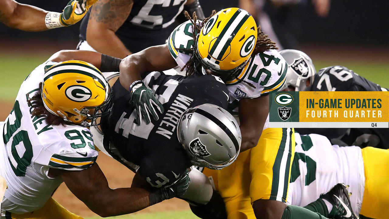 Live updates: Raiders vs. Packers in preseason, Thursday night