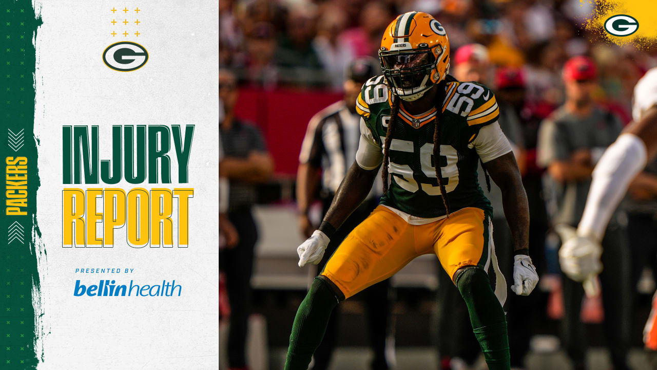 Green Bay Packers vs Tennessee Titans Monday injury report - On3