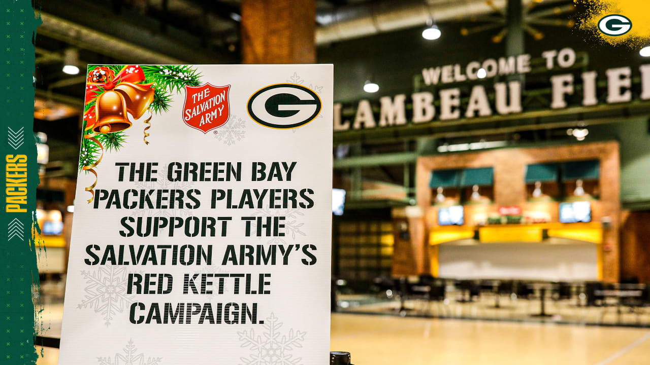 Packers, Rodgers' efforts result in $78,497 donation to Salvation Army  during holiday season