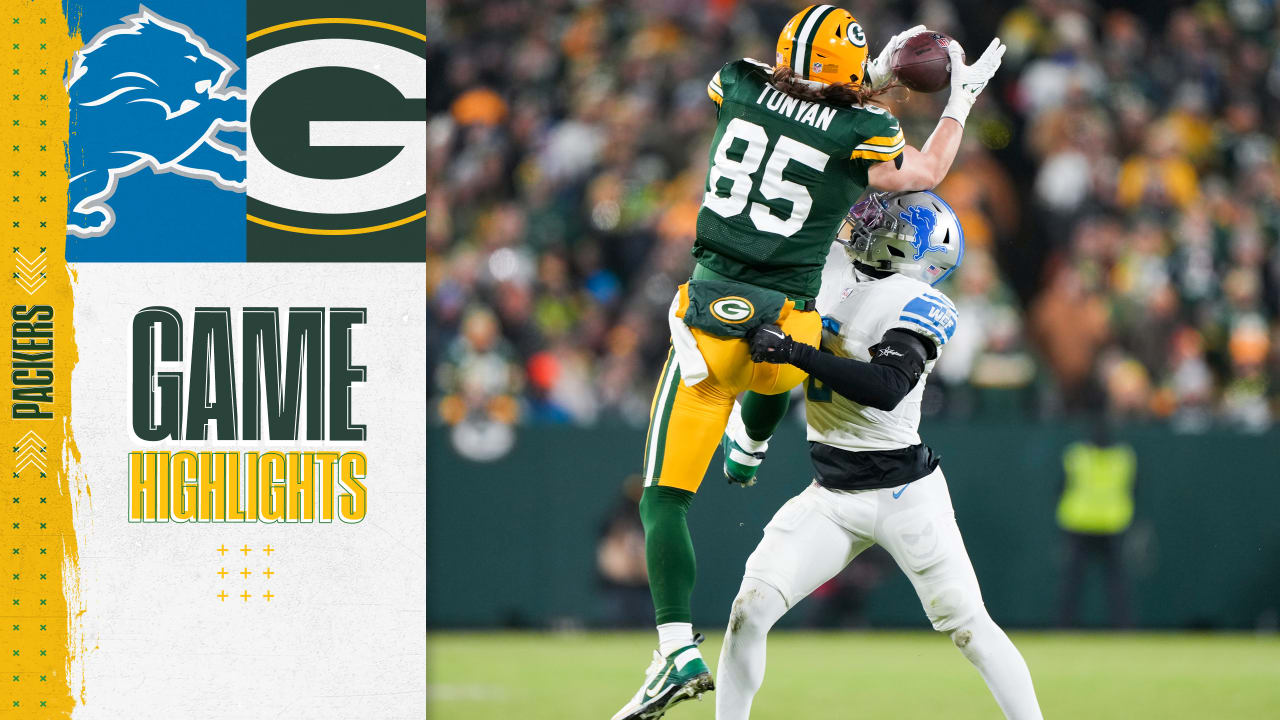 Robert Tonyan's spectacular contested catch Packers vs. Lions