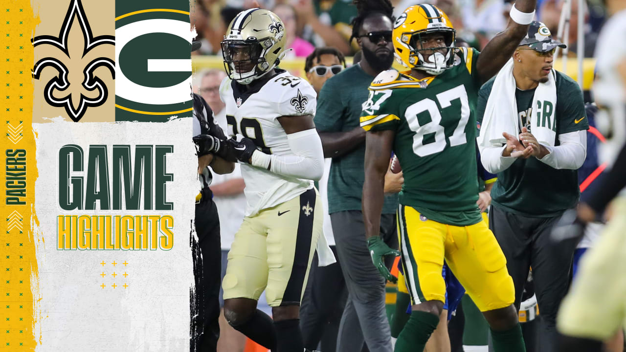 Packers vs Saints: Video Highlights and Notes from Friday Night's