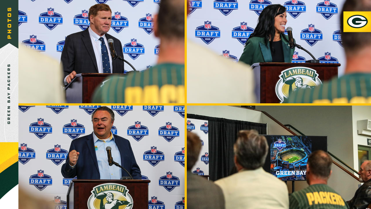 Photos Packers hold 2025 NFL Draft press conference at Lambeau Field