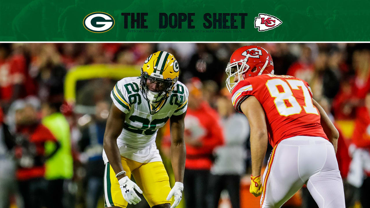 Dope Sheet: Packers and Chiefs meet in Kansas City