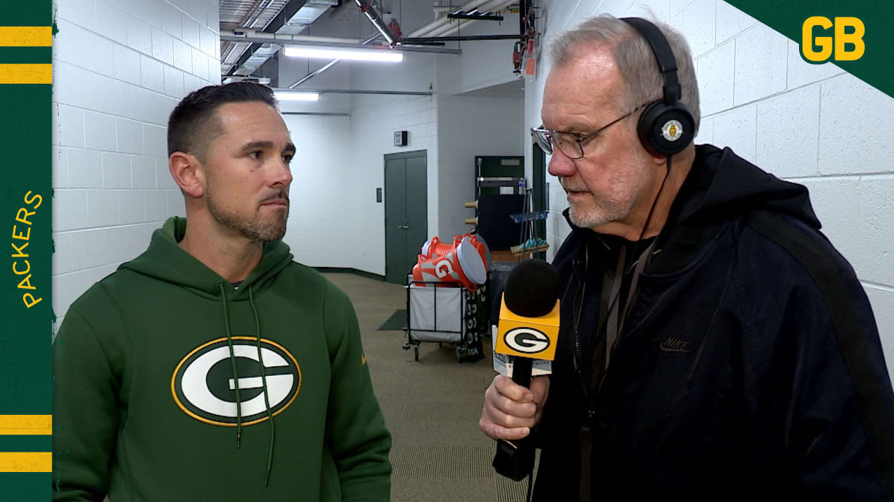 You gotta find a way to get it done.” 1-on-1 with #Packers Head Coach Matt  LaFleur following #GBvsATL 