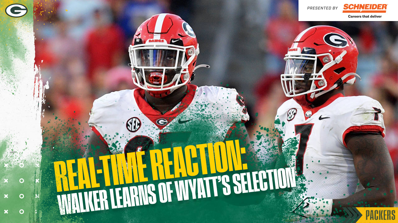 NFL Draft: Watch Quay Walker Get Drafted, His Reaction, Dawgs and Packers  Responses – Field Street Forum