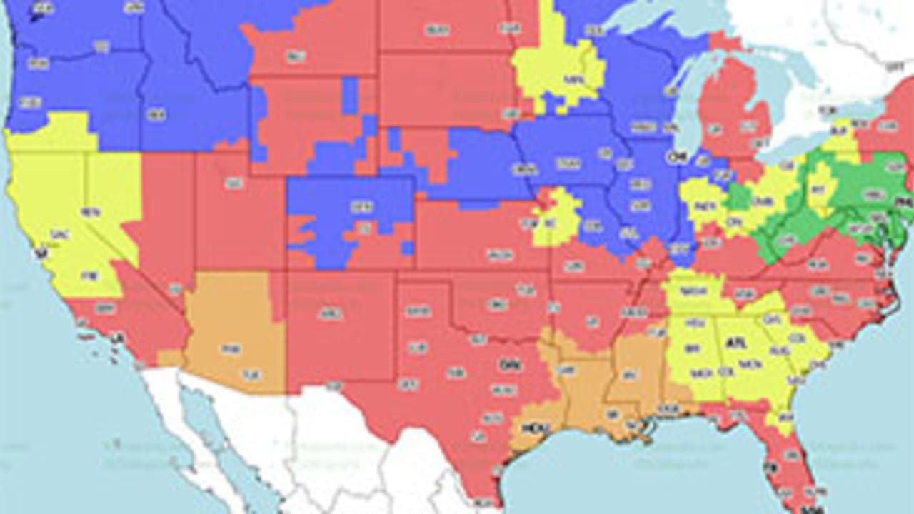 TV coverage map released for Saints vs. Packers