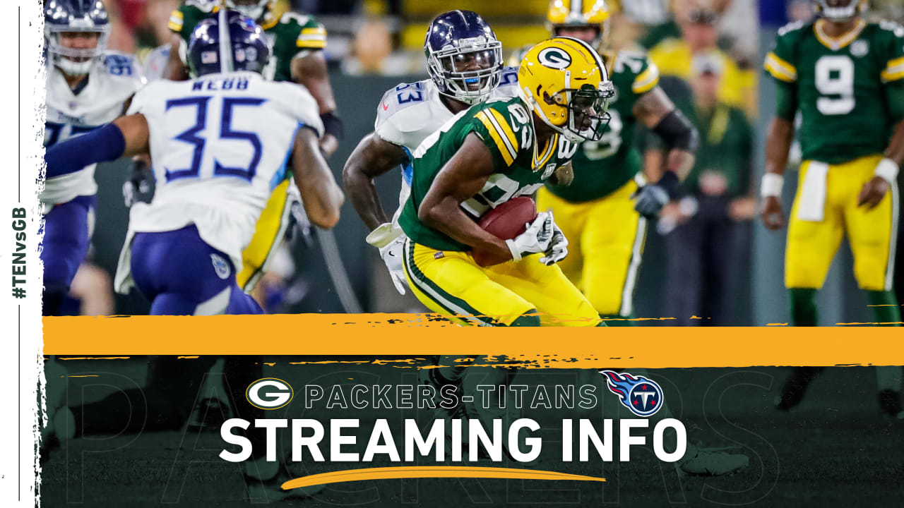 Packers vs. Titans, How to watch, stream & listen