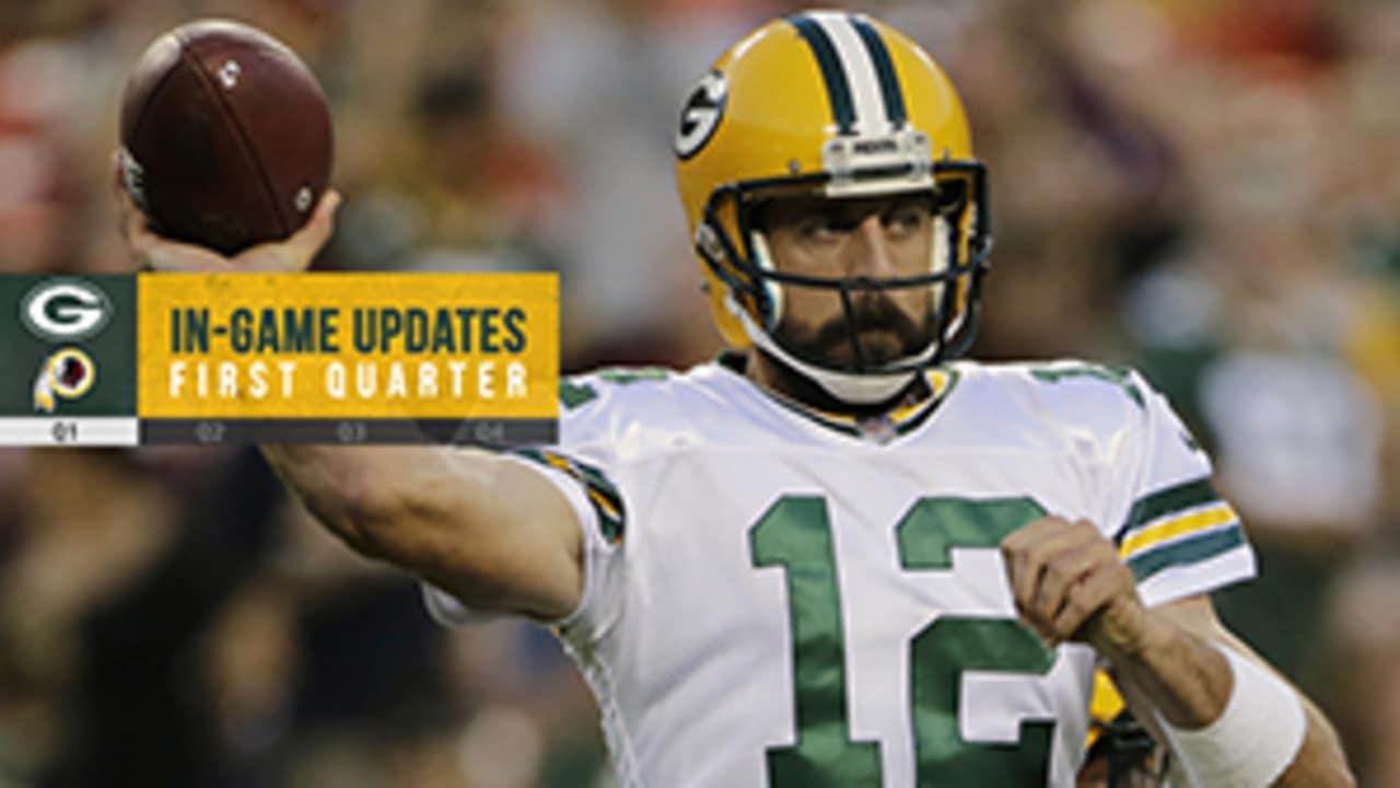 Packers lead Redskins 7-3 after one quarter