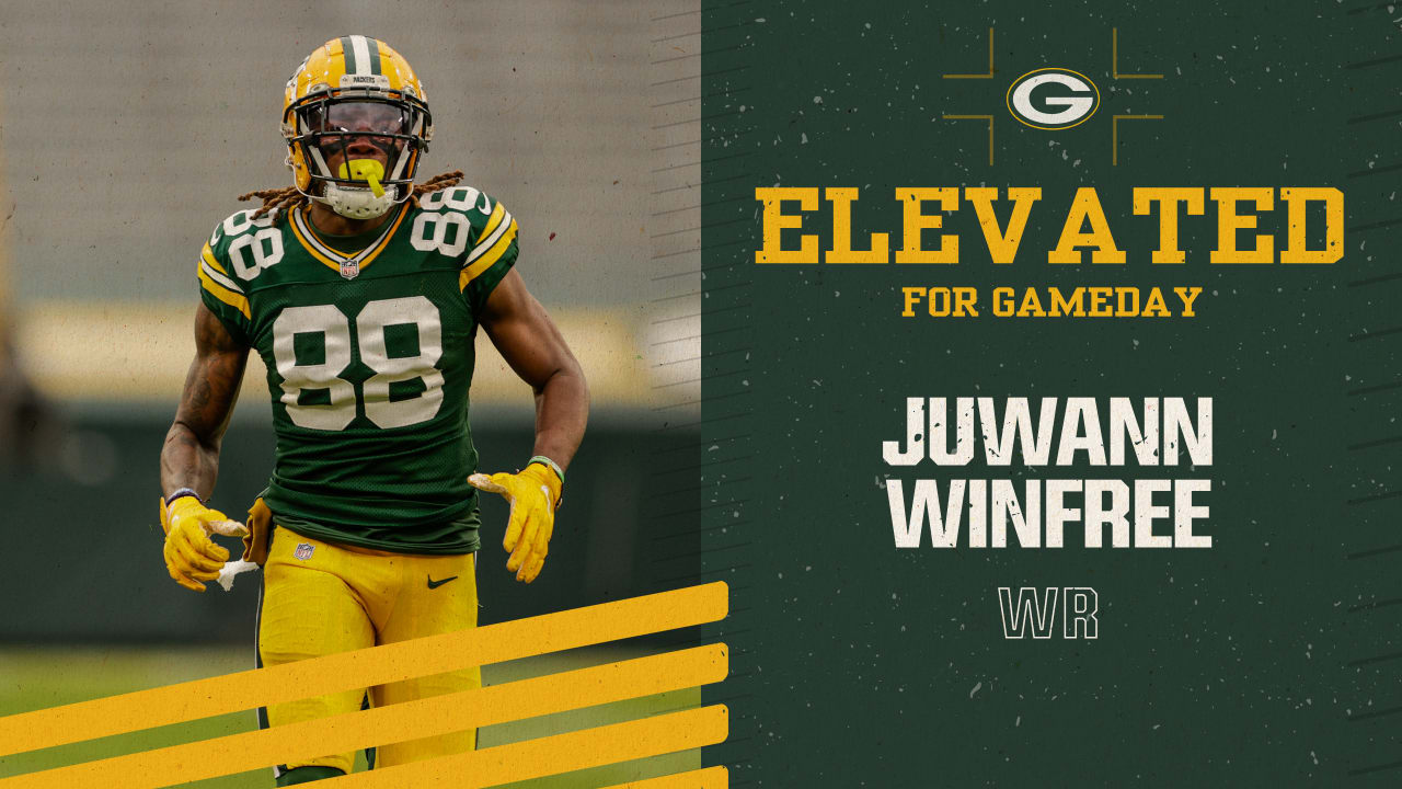 Packers elevate WR Juwann Winfree for gameday as COVID-19 replacement