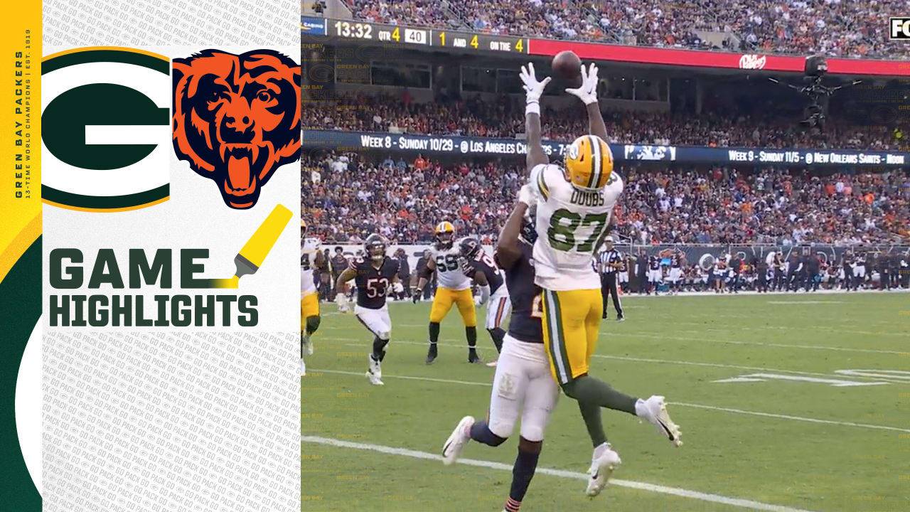 Jordan Love Throws Pinpoint Td Pass To Romeo Doubs Packers Vs Bears