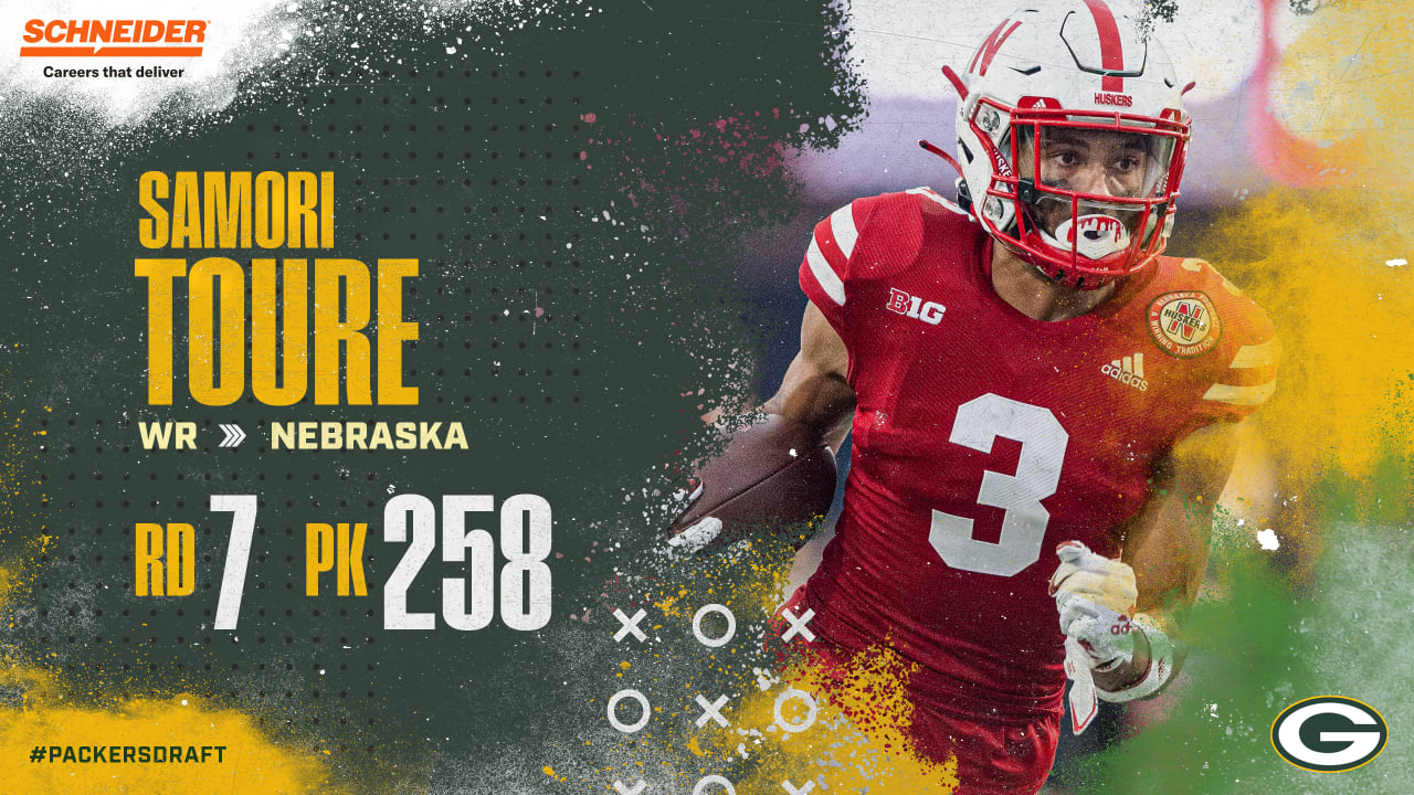 2022 NFL Draft: Packers select Nebraska WR Samori Toure in seventh round,  No. 258 overall