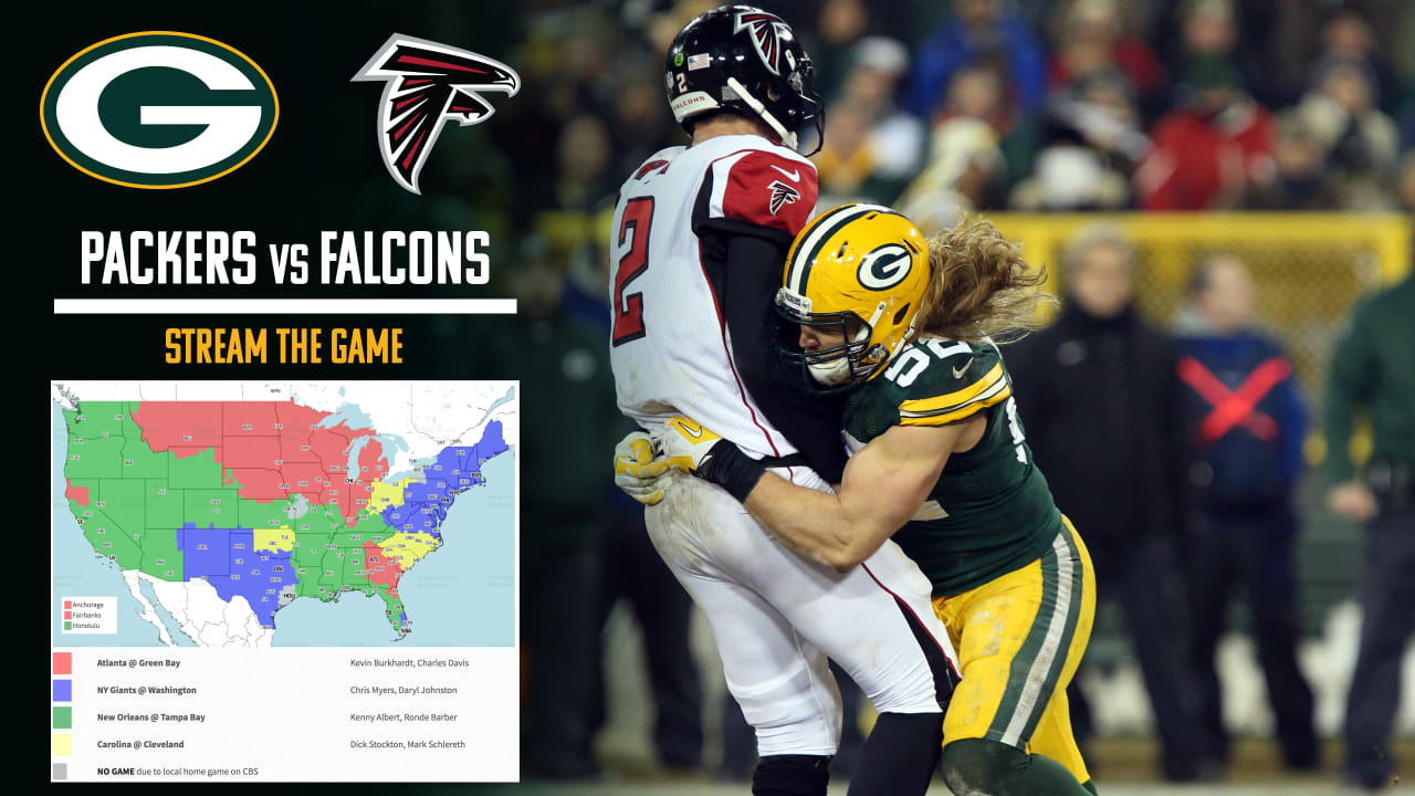 Falcons vs. Packers TV schedule: Start time, TV channel, live