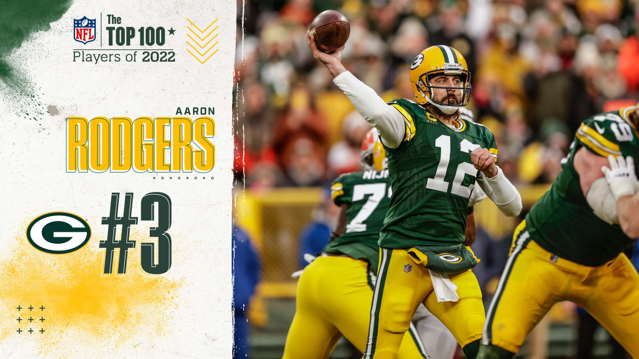 Packers QB Aaron Rodgers ranked No. 3 in NFL's 'Top 100'