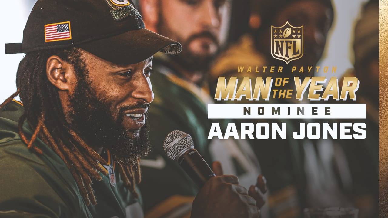 Aaron Jones named Packers nominee for Walter Payton NFL Man of the Year
