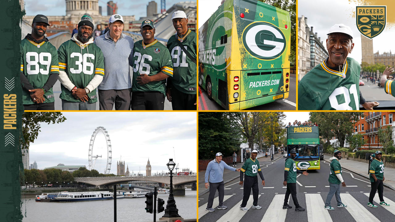 Photos: Packers alumni take bus tour around London