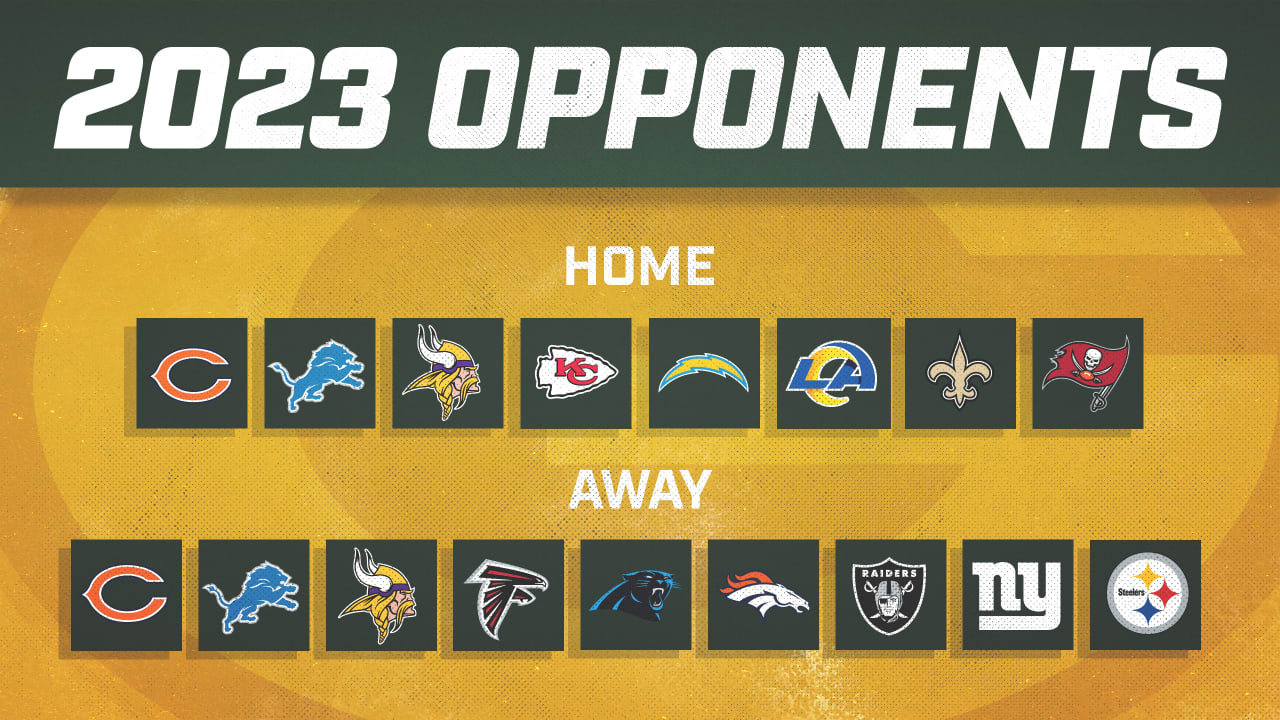 Here are Packers' opponents for 2023 season