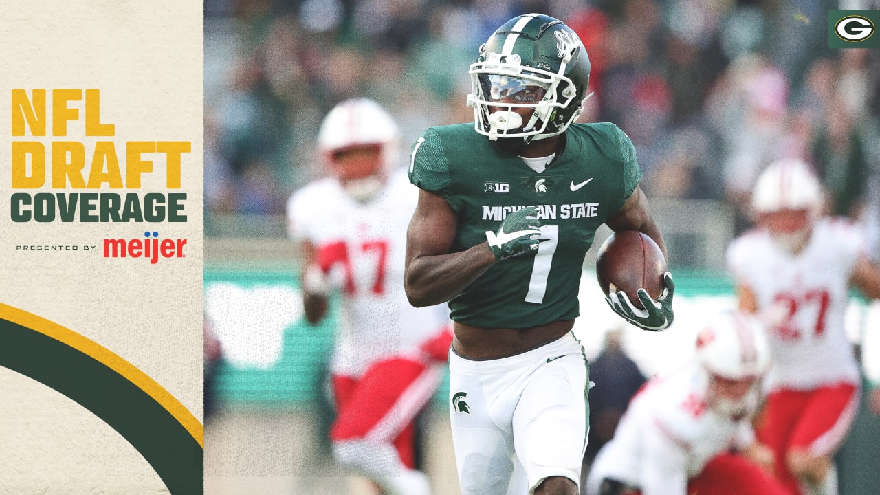 Photos Packers WR Jayden Reed in college 2023 NFL Draft