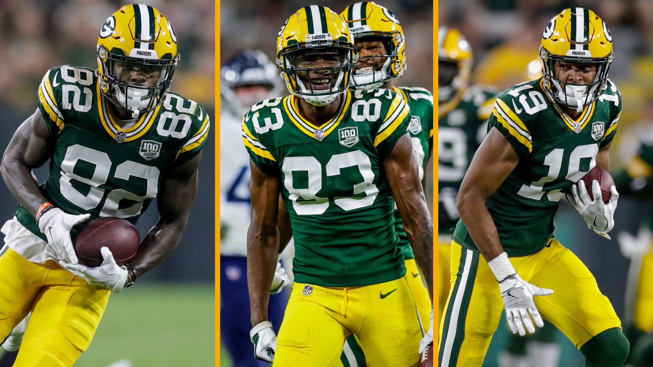 Packers keep eight receivers Here’s the 53man roster