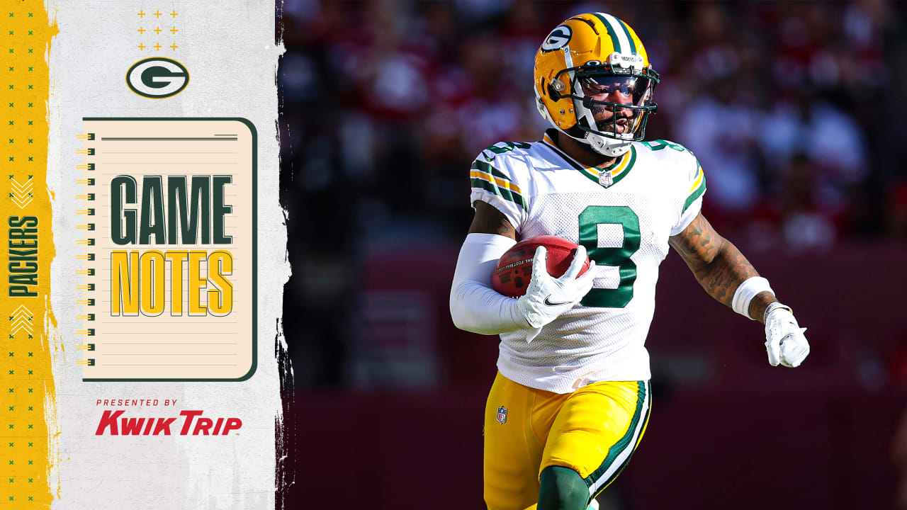 Game notes: Amari Rodgers sparks Packers' special teams.