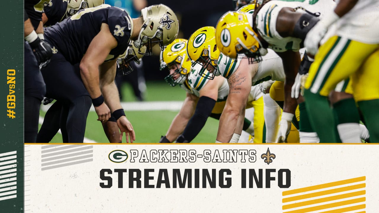 How to watch the New Orleans Saints vs. Green Bay Packers this