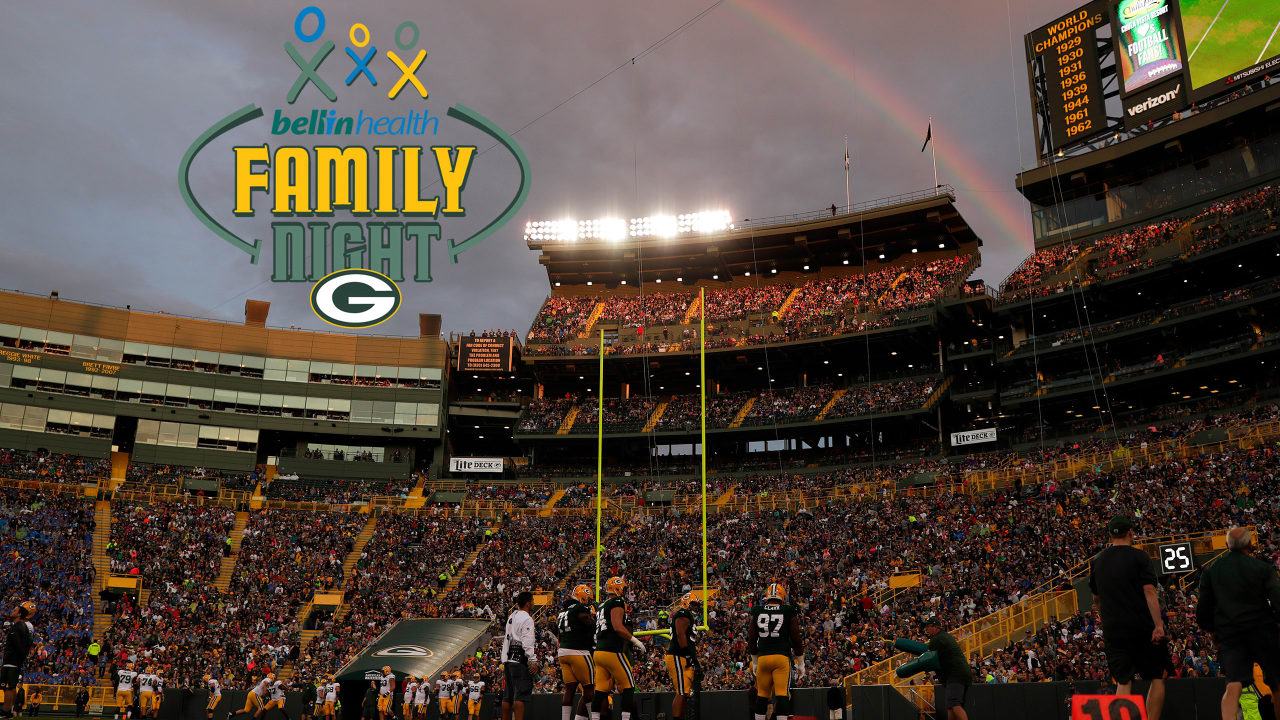 Packers Family Night, Presented by Bellin Health' sold out
