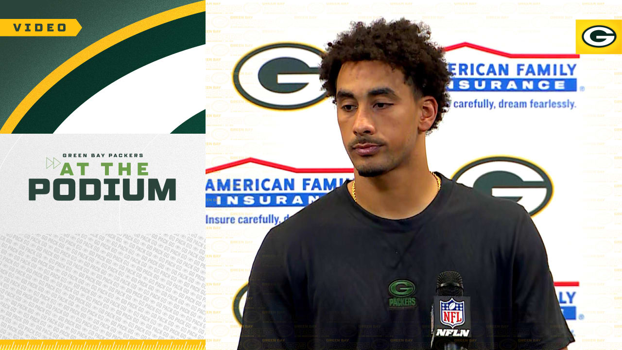 Jordan Love reacts to Packers' fourth-quarter performance
